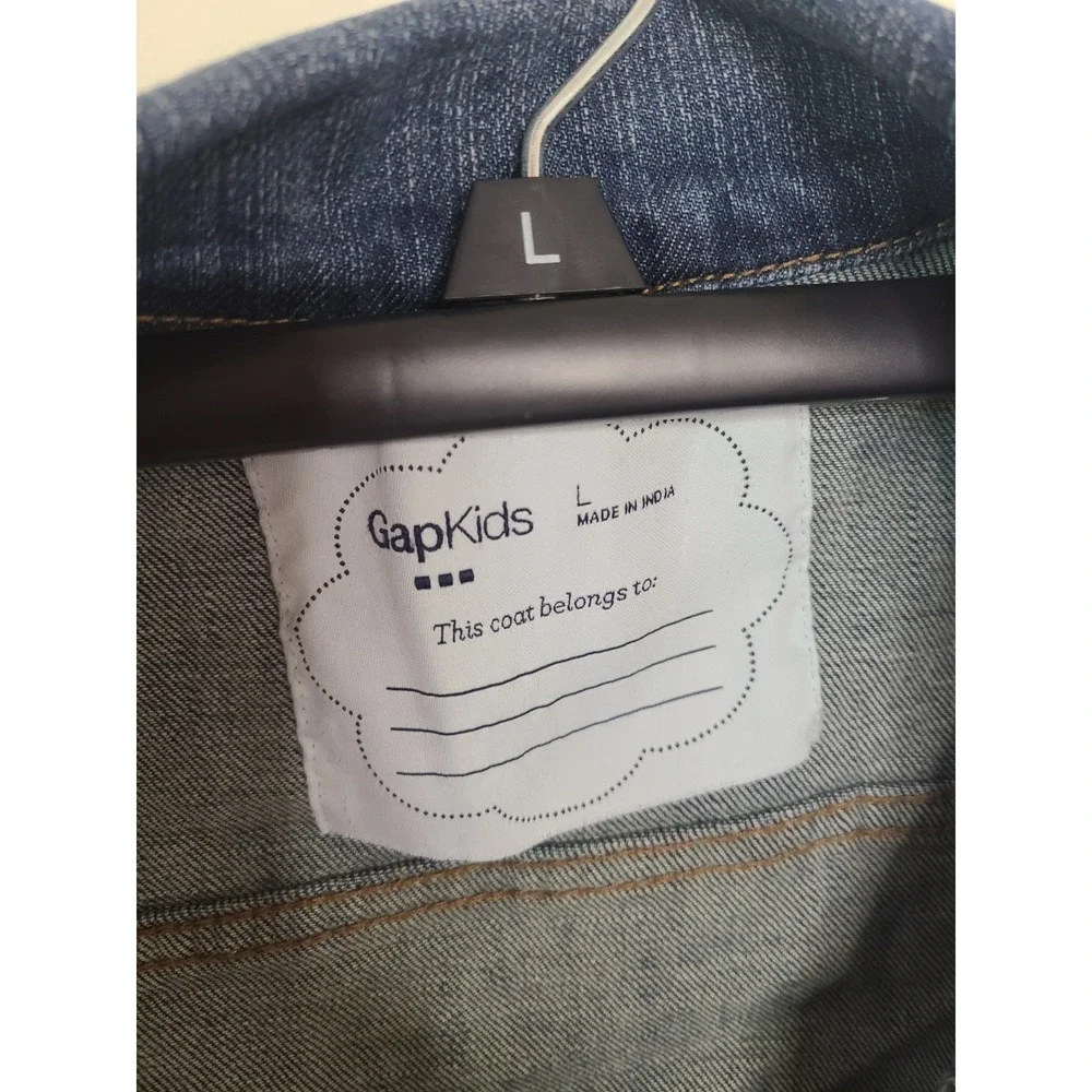 Gap Girls Denim Jean Jacket Size L